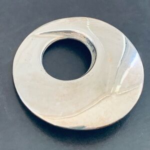 Vintage Modernist Silver Brooch